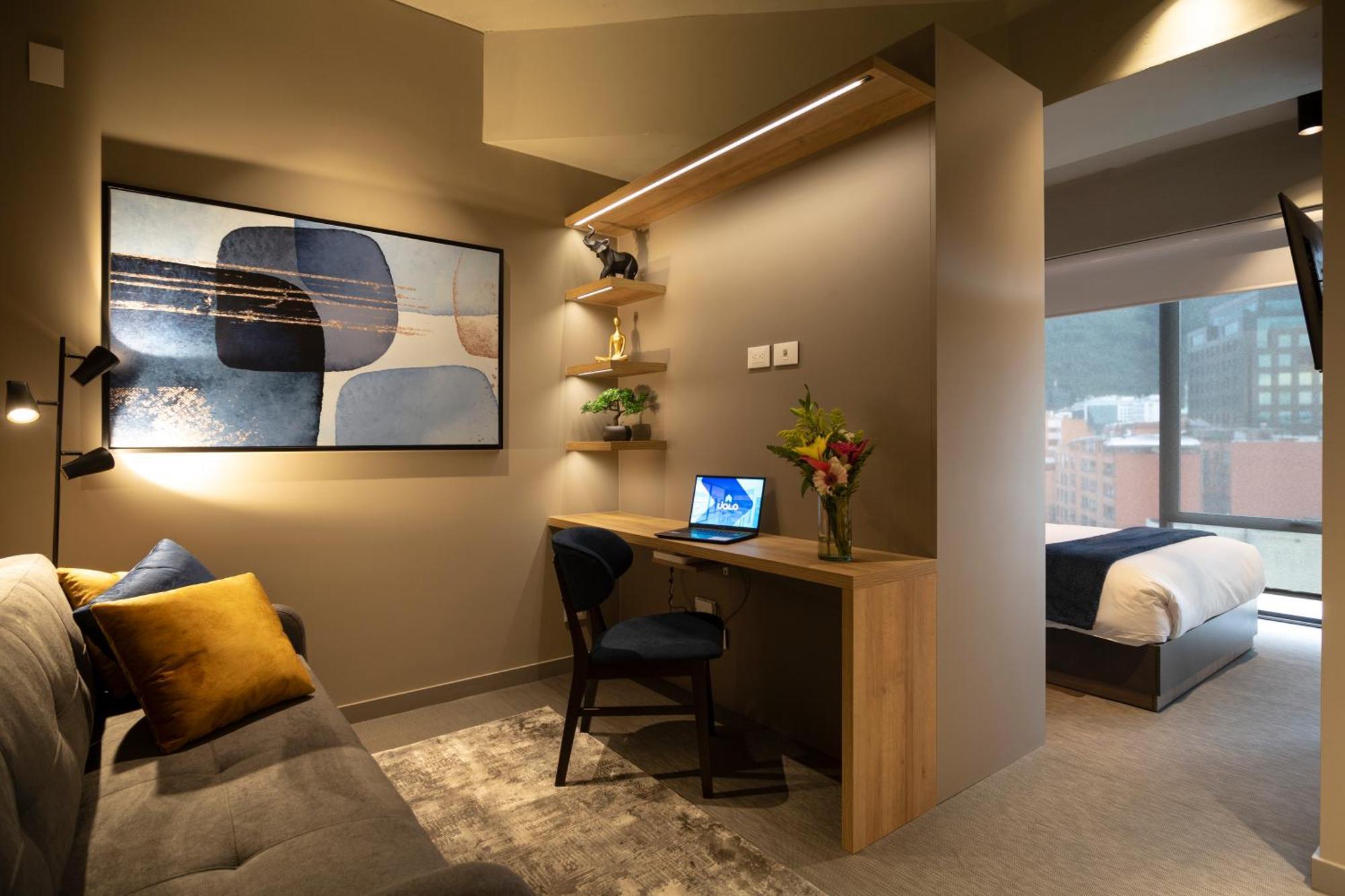Apartment Cozy Pool, Sauna, Gym& Cowork Bogotá